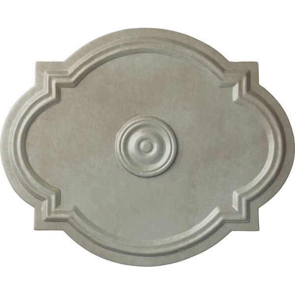 Ekena Millwork Waltz Ceiling Medallion (Fits Canopies up to 4 1/2"), 21 1/4"W x 17 3/8"H x 1"P, Flash Gold CM21WAFLS - main